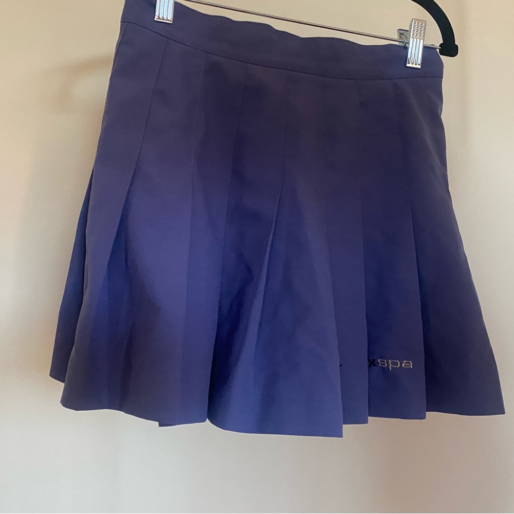 90s purple pleated skirt!